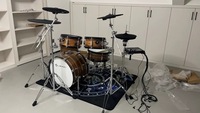 Batterie électronique T950 Lemon Drum avec peaux de batterie entièrement en mesh