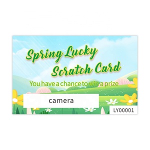 Quick Customized Printing Scratch Off Card Hd Color Custom Size Paper Logo Cmyk Scratch Off <b>Tickets</b> - Product Image 4