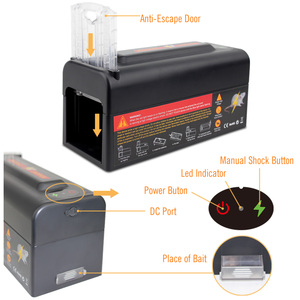 GH-190D Instant Kill Mouse & Rat Zapper avec <span class=keywords><strong>alarme</strong></span> lumineuse et piles ou adaptateur Source d'alimentation, - Product Image 3