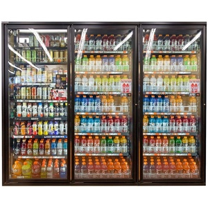 Nuevo <span class=keywords><strong>refrigerador</strong></span> y congelador con 3 puertas de vidrio - Product Image 1