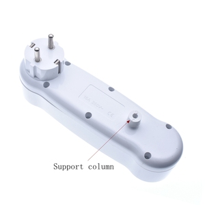 Enchufe de conversión de tipo europeo de 16A, <span class=keywords><strong>1</strong></span> a 3 vías, toma de corriente estándar de la UE - Product Image 4