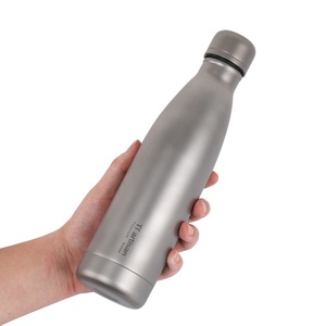 Tiartisan 500Ml Ultralichte Outdoor <span class=keywords><strong>Camping</strong></span> Keuken Accessoires Titanium Waterfles Sportfles Colafles - Product Image 1
