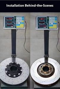 مكابح سيراميك كربونية معدلة بعشرة مكابس وأقراص مكابح لسيارات بورش 718/911/باناميرا إي-هايبرد - Product Image 5