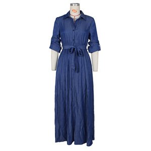 Offre Spéciale Col Rond Manches Longues <span class=keywords><strong>2022</strong></span> <span class=keywords><strong>été</strong></span> Nouveau À La Mode Plus La Taille Femmes Robes - Product Image 1