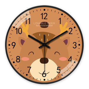 Horloge murale ronde silencieuse classique de 8 à 16 pouces pour la décoration de la maison, décoration murale de <span class=keywords><strong>café</strong></span> - Product Image 4