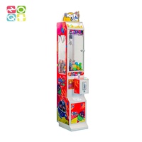 Machine à griffes magiques pour peluches, jeu d'arcade, mini machine à griffes, machine à grue, 1 pièce, certificat CE, anglais et chinois, 50KG