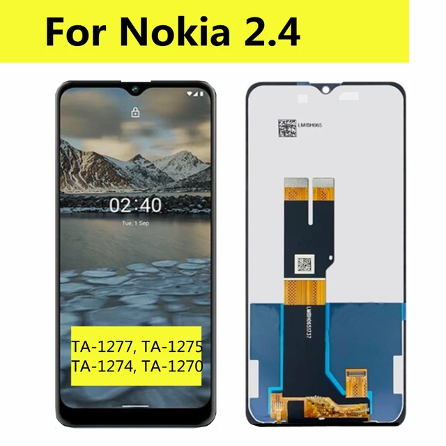 LCD Screen for Nokia 2.4 Display With Touch Screen Digitizer Assembly Replacement Repair for Nokia 2.4 Lcd