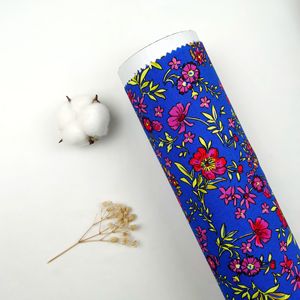 Tissu en coton <span class=keywords><strong>imprimé</strong></span> numérique à motifs floraux de haute qualité en gros pour vêtements - Product Image 2