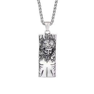 Yunnique Collier en argent tibétain avec pendentif visage Viking, chaîne de pull unisexe, accessoire cadeau - Product Image 5