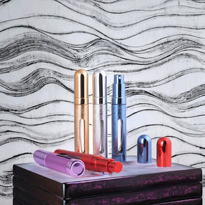 12ml Reissetflesje van aluminium, kogelvormig, bestseller, lege navulbare glazen spuitflesjes met schroefdop, voor persoonlijk gebruik - Product Image 2