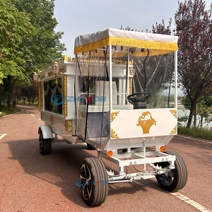 Luxury Style Funeral Carriage Car New Vehicle Horse Drawn Carriage Trailer Hearse Horse Carriage Funeral - Product Image 2
