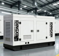 Süper Sessiz 30kva 50KVA 3 Fazlı Sessiz Dizel Jeneratör 380V Akıllı Kontrolörlü
