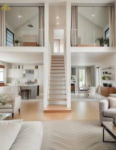 Conception de villa créative sans limites, <span class=keywords><strong>plan</strong></span> 2D et rendu <span class=keywords><strong>3D</strong></span> pour une conception extérieure et d'escalier moderne présentant l'apparence de la maison - Product Image 2