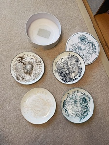 European <b>Bone</b> <b>China</b> 4pcs Plate Porcelain <b>Dinner</b> Plate <b>Set</b> - Product Image 2