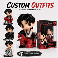 Heißer Nuna V Stage Edition K-Pop Idol Vinylfigur im Hockstil – Sammlerstück, individuelles Streetwear-Outfit, Geschenkidee
