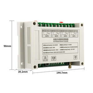 Ac85v ~ 380V không dây chuyển tiếp kit điều khiển từ xa học tập mã 433M AC220V 4CH chuyển tiếp công tắc AC110V dài phạm vi 4 kênh ac85v - Product Image 2