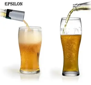 Epsilon 맥주 거품 크리 에이 티브 버블 메이커 휴대용 야외 파티 맥주 버블 러 Burbujeador 드 cerveza 버블 러 드 biere