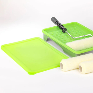 Nhà máy riêng khuôn dễ dàng làm sạch cao su màu xanh lá cây Silicone khay sơn - Product Image 3