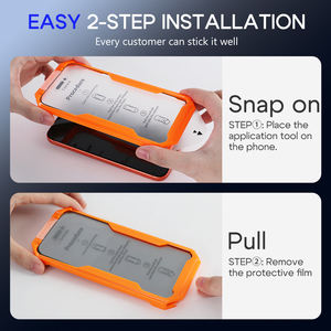 Heybingo <span class=keywords><strong>6</strong></span>-en-1 : Protection d'écran en verre trempé personnalisable, coque de protection pour objectif et haut-parleur, et étui pour <span class=keywords><strong>iPhone</strong></span> 17 Pro Max 16 15 14 - Product Image 3