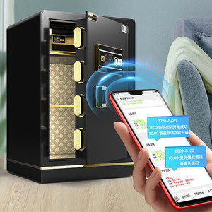 Nhà máy cung cấp Tiền Gửi an ninh vân tay/điện tử kỹ thuật số mật khẩu an toàn hộp cho tiền lớn két - Product Image 3