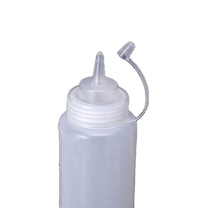Customized Wide Mouth <b>Squeeze</b> <b>Bottle</b> Sauce Dispenser <b>Bottle</b> 8oz Food Grade - Product Image 1