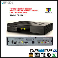Décodeur TV Full HD WiFi Quad Core Android 15 Waterfall Spot COMBO DVB-T2+S2, très vendu en Afrique, au Moyen-Orient et en Asie centrale