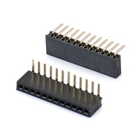 Connecteurs Femelles à Double Rangée 90 Degrés FH Pas de 2,54 mm SMT PA6T pour Cartes de Circuits Imprimés (PCB)