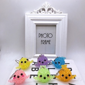 Kids Souvenir Cute Seal Animal Car <b>Keyrings</b> Promotion Gifts Shoulder Bag Charm DIY Clear Acrylic Beads Cartoon Sea Lion Keychain - Product Image 1