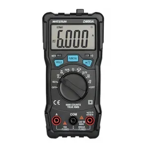 Nieuwkomers Ac/Dc Ampèremeter Voltmeter Frequentie Diode Meetinstrumenten Met Kits Handleiding DM90A 6000 Telt Digitale Multimeter