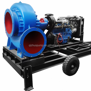 Customizável 15-25hp Fazenda Bomba 15kw Alto Fluxo Misturado Irrigação Impulsor De Aço Inoxidável Controle Totalmente Automático Diesel/Elétrico - Product Image 3