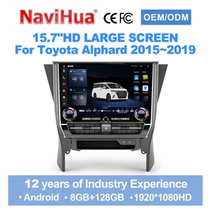 Navihua Car Upgrade 15.7 Inch Android Car Radio Multimedia Carplay Auto <b>Stereo</b> GPS DSP Head Unit for Toyota Alphard 2015 2021 - Product Image 1