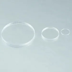 JGS1 lensa cembung kaca silika campur UV 20mm 30mm lensa fokus Laser
