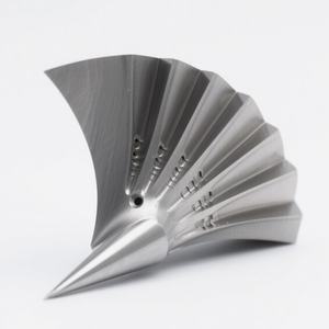 CNC personnalisé moteur Turbine lame turbocompresseur roue Turbine personnalisé CNC usinage pièces en aluminium - Product Image 3