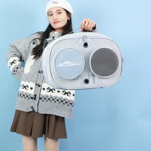 Yeni moda sıcak satış taşınabilir nefes katlanabilir benzersiz köpek kedi evcil hayvan taşıyıcı - Product Image 4