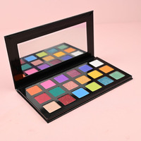 Palette d'ombres à paupières 18 couleurs Pigmented Shimmer Matte Eyeshadow Palette Eye Makeup