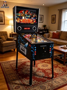 Machine de flipper virtuel à haut retour sur investissement, 32 pouces, 3 écrans, borne <span class=keywords><strong>d</strong></span>'arcade, 66 <span class=keywords><strong>jeux</strong></span>, flipper numérique pour <span class=keywords><strong>parc</strong></span> <span class=keywords><strong>d</strong></span>'attractions, centre commercial - Product Image 5