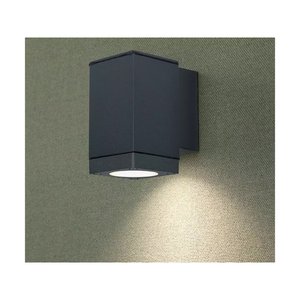 Zwarte behuizing buitenplafondlamp met GU10 lamphouder, enkelvoudige straalverlichting van één zijde, IP44 wand-plafondlamp SKU-8626 - Product Image 3