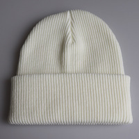 En stock, bonnet d'hiver en coton 100%, chaud et confortable, bonnet de ski en tricot doux, unisexe, avec logo personnalisé, broderie 3D