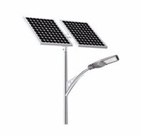 50w led réverbère public extérieur éclairage parking lumière 12/24V DC solaire alimenté