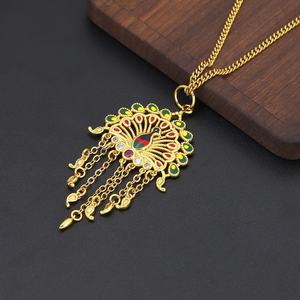 จี้ทองเหลืองชุบทอง 24K ลายสัตว์ สไตล์ฮิปฮอป สำหรับผู้หญิง เด็กผู้หญิง สไตล์ดูไบ ตุรกี อินเดีย เหมาะสำหรับงานแต่งงาน - Product Image 4