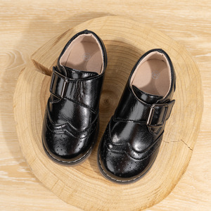 Nuevo Estilo de Zapatos Escolares de Baile para Niñas y Niños, con Suela Suave y Diseño Hueco de Cuero PU - Product Image 5