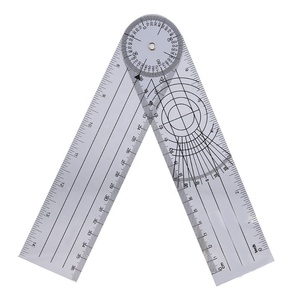 6 Cái/bộ Spinals Goniometer Thước Đo Góc Sử Dụng Đa Thước Đo Góc Y Tế Thước Đo Cột Sống 360 Độ 180 Độ - Product Image 3