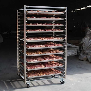 Stainless Steel Herb Drying Rack Multi-Tier Mesh <strong>Trolley</strong> for Medical Herbs Botanicals - Product Image 1