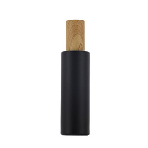 Botella <span class=keywords><strong>de</strong></span> Vidrio Negro Mate <span class=keywords><strong>de</strong></span> 30 ml con Bomba Dosificadora para Loción, Tónico, Envase <span class=keywords><strong>de</strong></span> Muestra Cosmética - Product Image 2