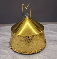 KUNTAI 8L 201 Edelstahl Gold Lebensmittelechter Alkoholbetriebener Chafing Dish Deckel Hängewärmer Manuelles Temperaturregulierungsgerät