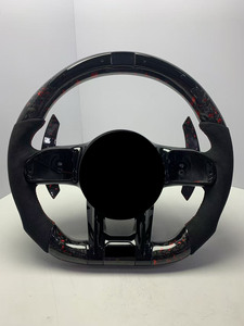 Volante de Coche Personalizable de Fábrica con Acabado en Alcántara y Botones LCD para Mercedes-Benz <span class=keywords><strong>AMG</strong></span> X117 W177 Clase A-E - Product Image 4