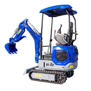 Nouvelle mini-pelle hydraulique de 1,2 T, excavatrice agricole, tranchéeuse, décoration de la maison, excavatrice cassée - Product Image 5