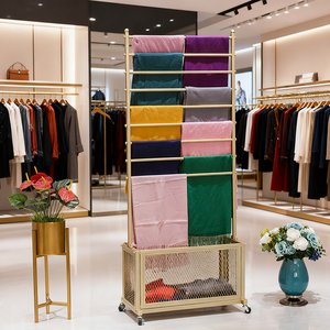 MR29 espositore per <span class=keywords><strong>abbigliamento</strong></span> con cesto vendita diretta in fabbrica adatto per negozi di <span class=keywords><strong>abbigliamento</strong></span> alla moda portasciugamani portarispari - Product Image 3