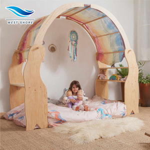 Cabaña <span class=keywords><strong>de</strong></span> <span class=keywords><strong>lectura</strong></span> <span class=keywords><strong>de</strong></span> madera maciza para niños <span class=keywords><strong>de</strong></span> guardería con sofá, silla para niños, biblioteca, estante <span class=keywords><strong>de</strong></span> libros preescolar, esquina <span class=keywords><strong>de</strong></span> <span class=keywords><strong>lectura</strong></span> para cuidado infantil - Product Image 2