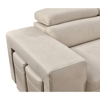 Le Leader des Grossistes : Canapé d'Angle en L à Deux Places, Design Européen, Convertible en Lit, Tissu, avec Rangement, Écologique et Confortable